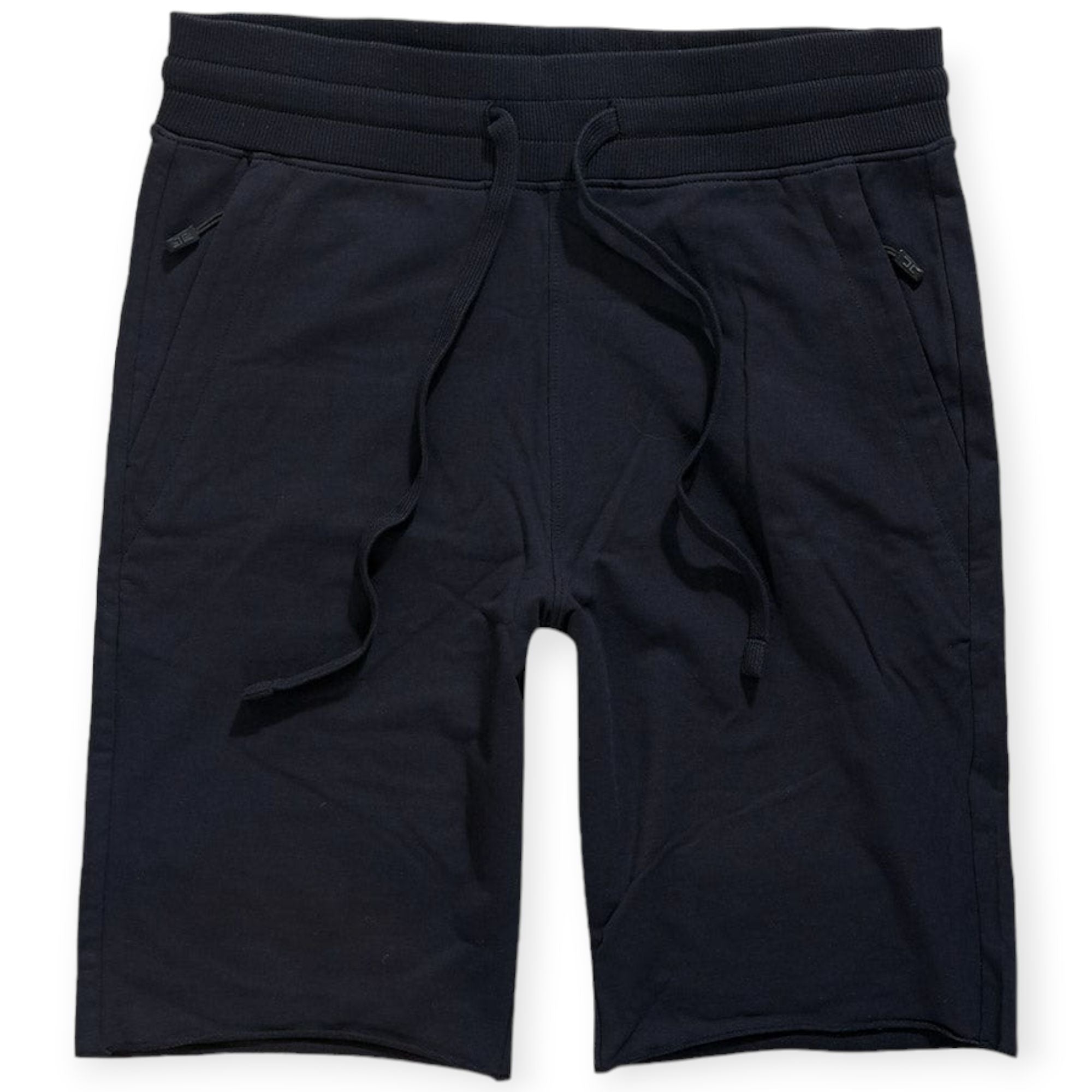 Jordan Craig Men Fleece Shorts(Navy)-Navy-Large-Nexus Clothing