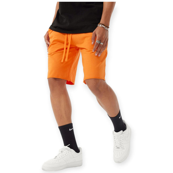 Jordan Craig Men Fleece Shorts(Orange)-Nexus Clothing