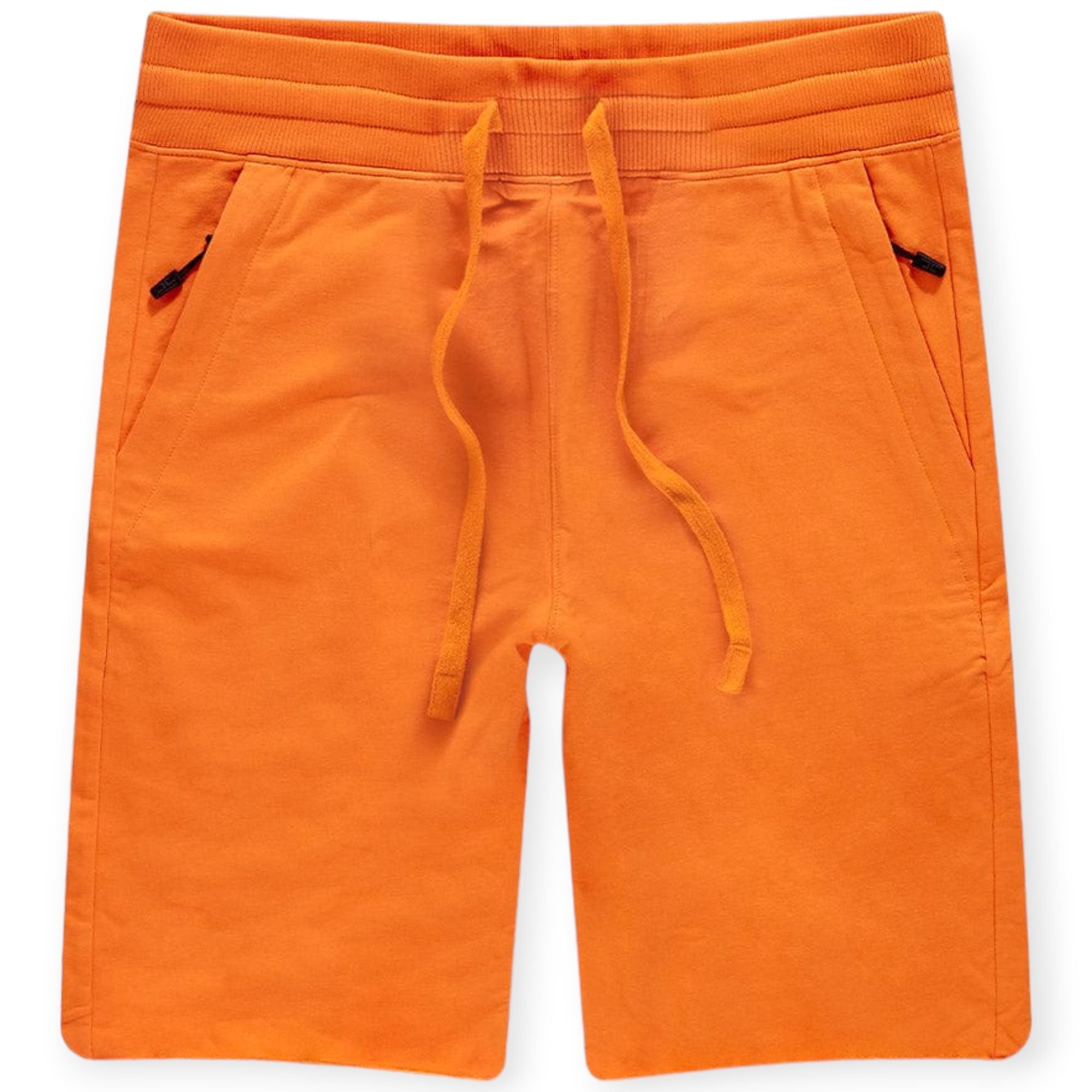 Jordan Craig Men Fleece Shorts(Orange)-Orange-Large-Nexus Clothing
