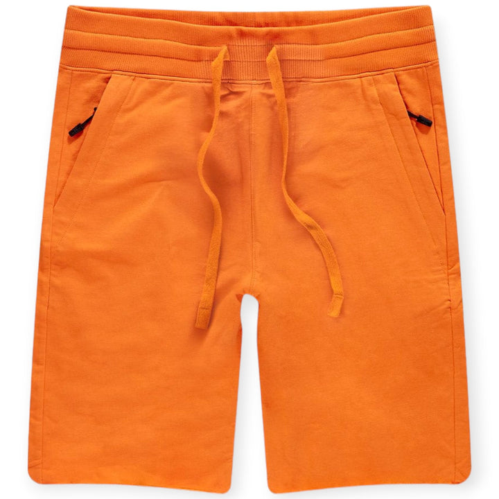 Jordan Craig Men Fleece Shorts(Orange)-Orange-Large-Nexus Clothing