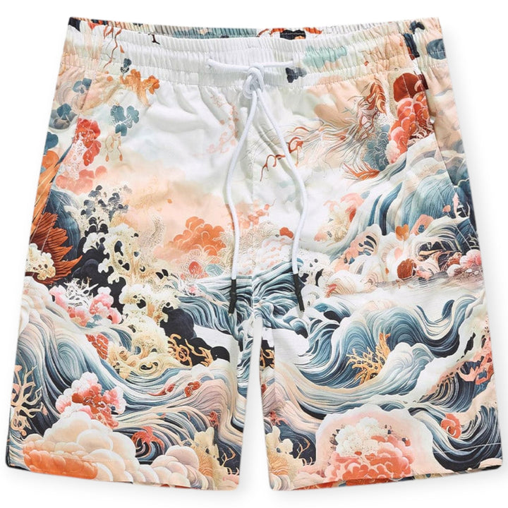 Jordan Craig Men Graphic Print Short (Coral)-Nexus Clothing