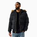 Jordan Craig Men Harbour Cross Bay Bomber Hooded Coat (Black)