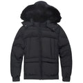 Jordan Craig Men Harbour Cross Bay Bomber Hooded Coat (Noir)