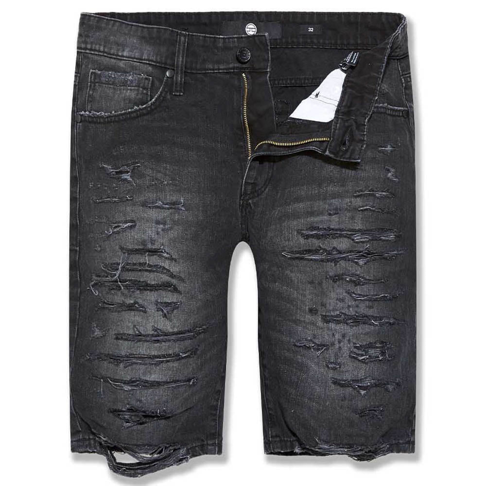 Jordan Craig Men Ironbound Denim Shorts (Black Shadow)-Black Shadow-30-Nexus Clothing