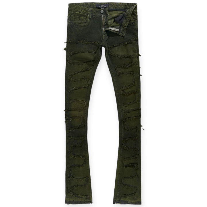 Jordan Craig Men Martin Oasis Denim (Olive)-Olive-36W X 42L-Nexus Clothing