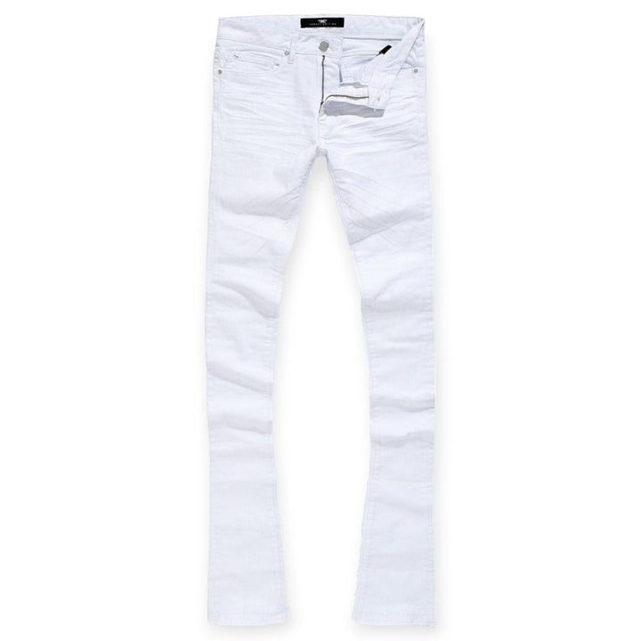 Jordan Craig Men Martin Stacked Kingsbridge Denim (White)-Nexus Clothing