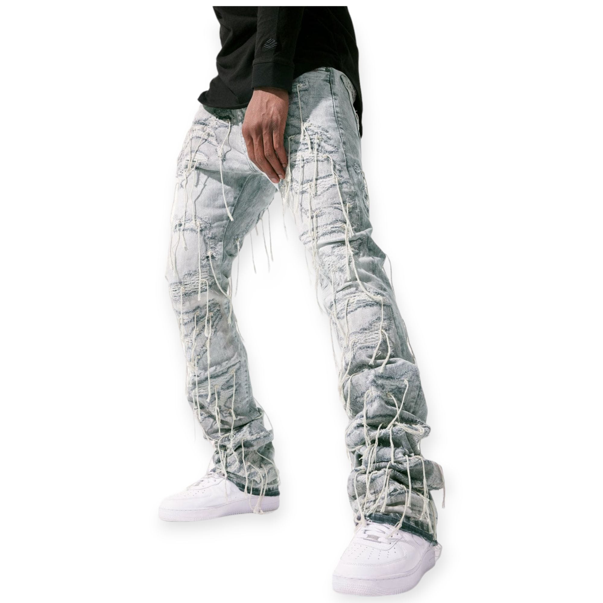 Jordan Craig Men Matin Stacked Willder Denim Jeans (Lunar)-Nexus Clothing