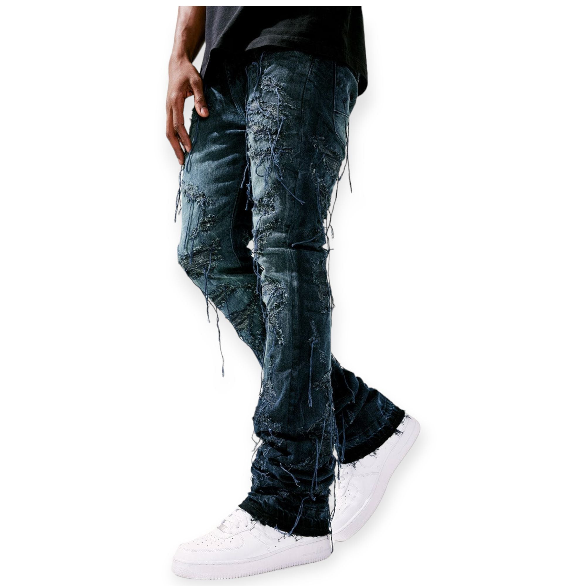 Jordan Craig Men Matin Stacked Willder Denim Jeans (Typhoon)-Nexus Clothing