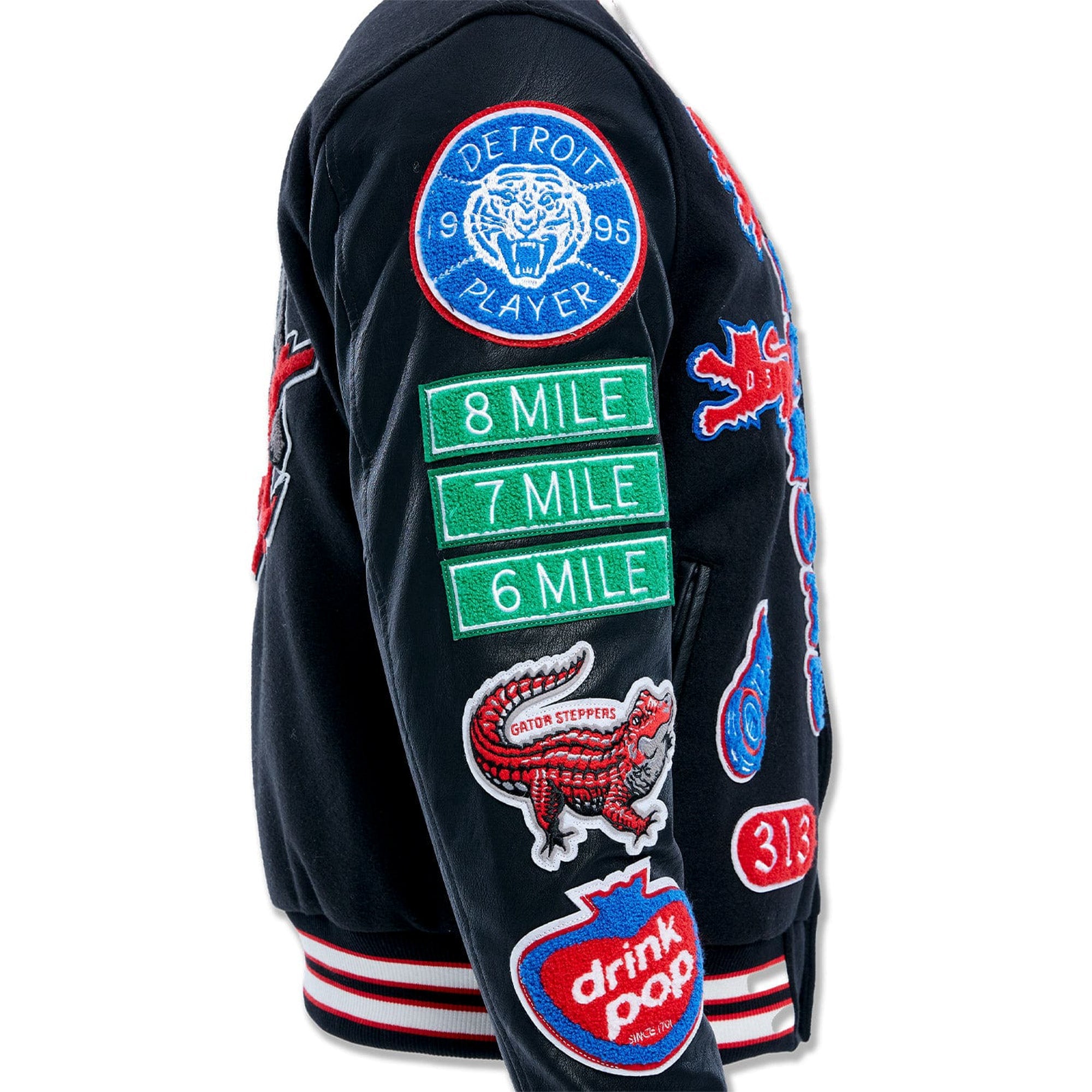 Jordan Craig Men Motown Varsity Jacket (Piston)-Nexus Clothing