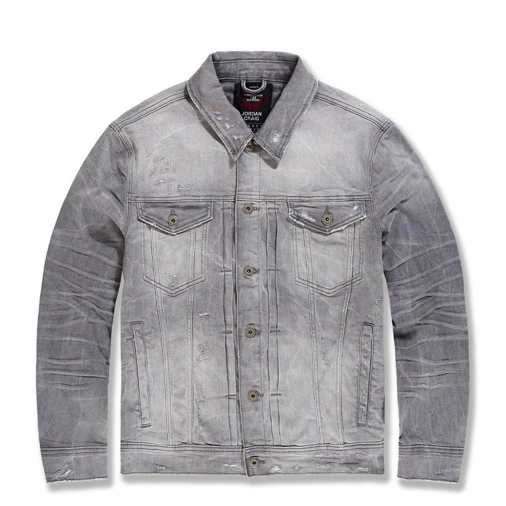 Jordan Craig Men New Group Trucker Jacket (Cement Wash)-Cement Wash-Medium-Nexus Clothing