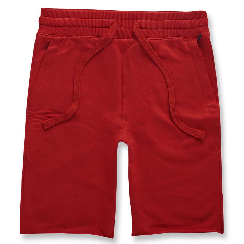 Jordan Craig Men Palma French Terry Fleece Short (Red)-Red-Small-Nexus Clothing
