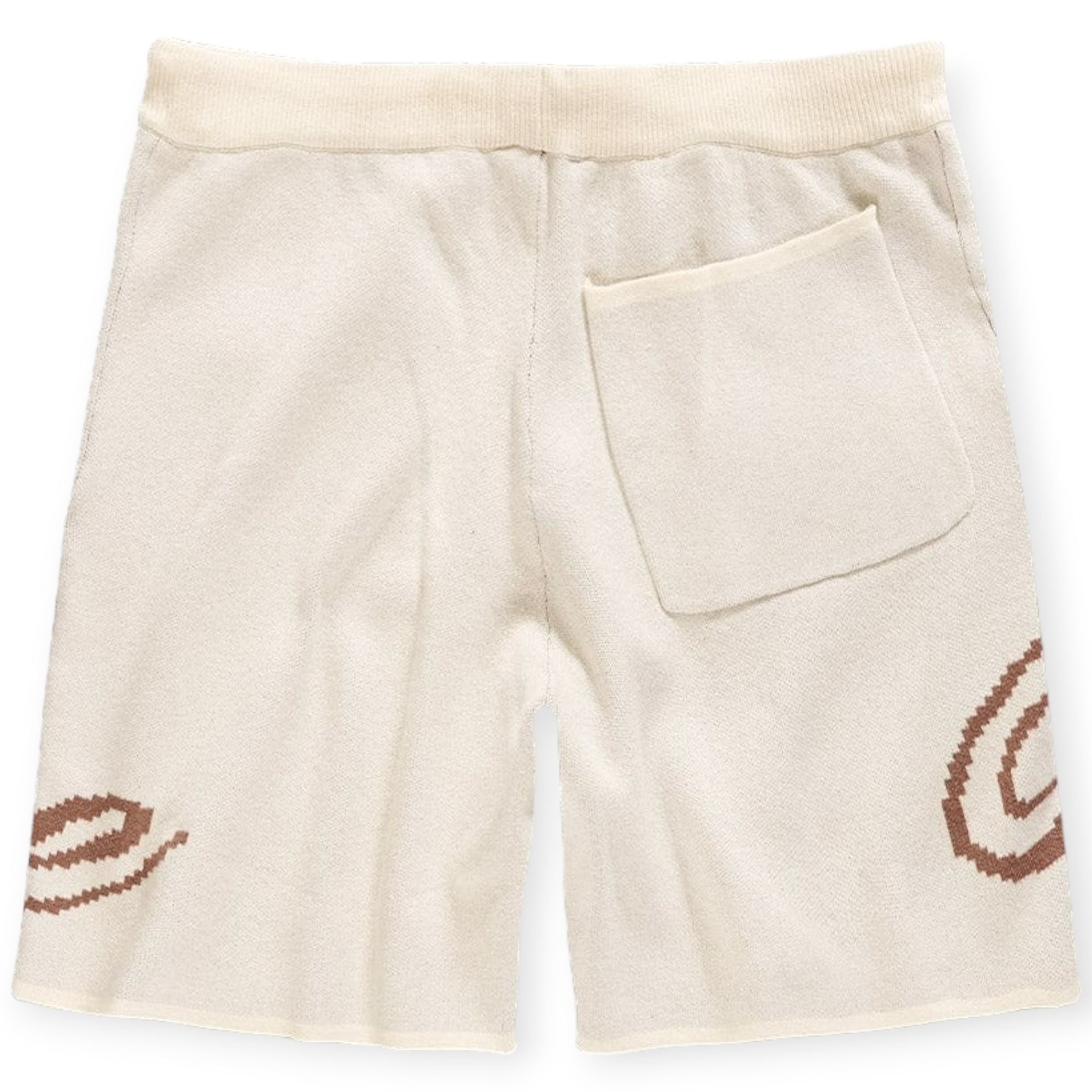 Jordan Craig Men Paradise Intarsia Shorts (Cream)-Nexus Clothing