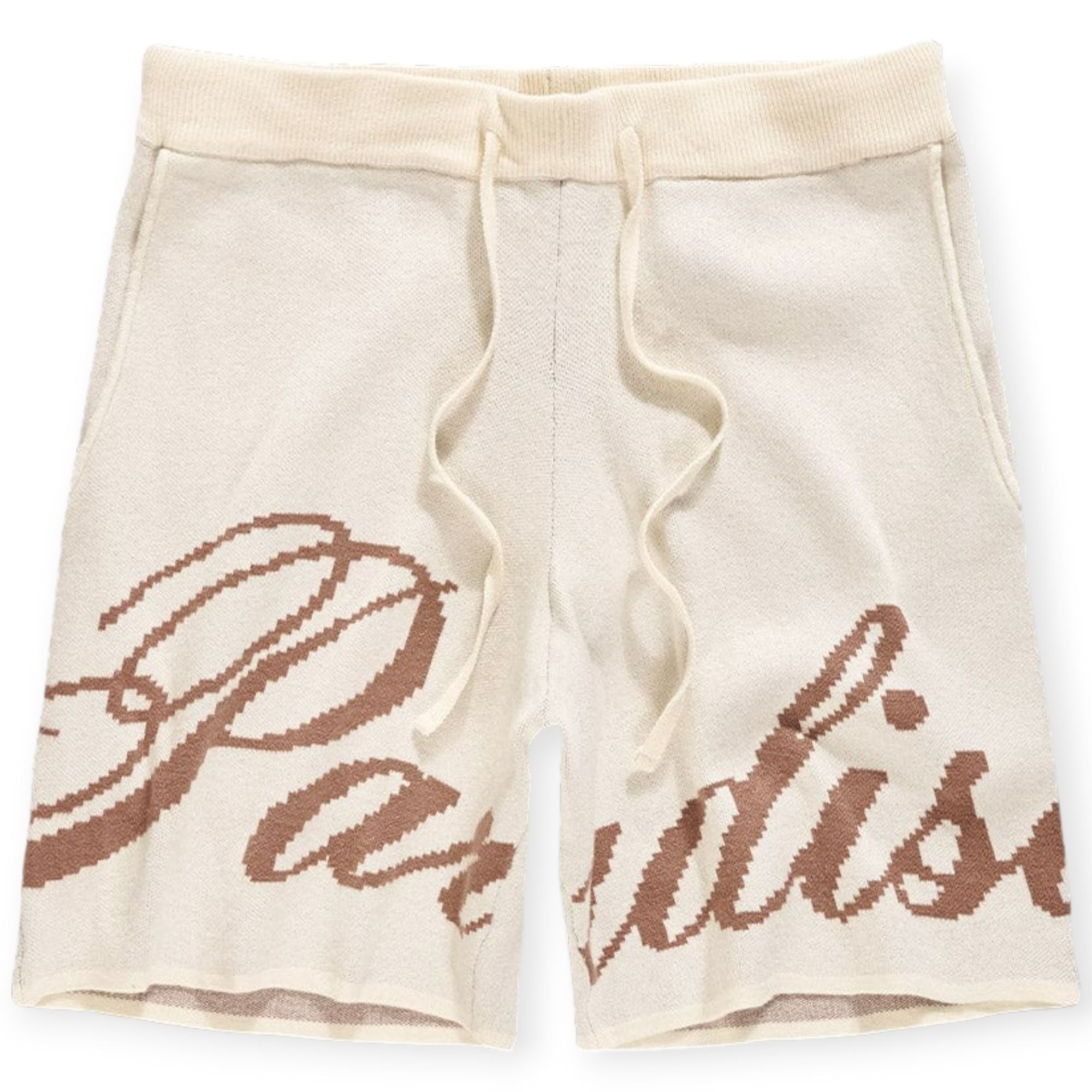 Jordan Craig Men Paradise Intarsia Shorts (Cream)-Cream-Small-Nexus Clothing