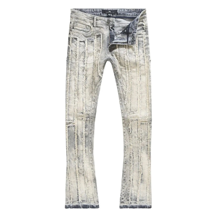 Jordan Craig Men Raw Edge Fabric Jeans (Artic Sunset)-Artic Sunset-28W x 38L-Nexus Clothing