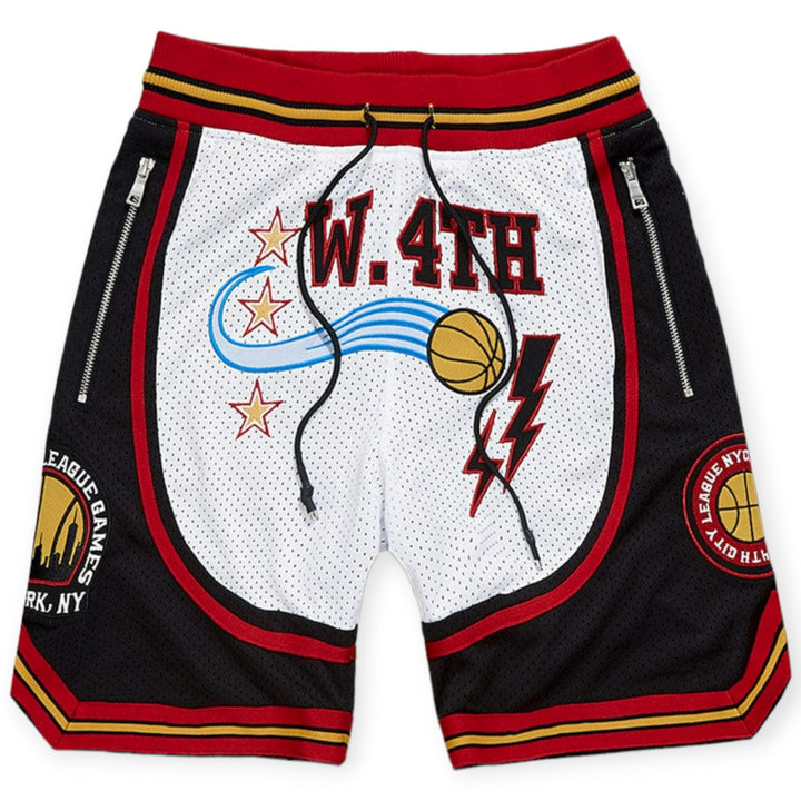 Jordan Craig Men Retro-Brotherly Love Basketball Shorts (White)-White-XXX-Large-Nexus Clothing