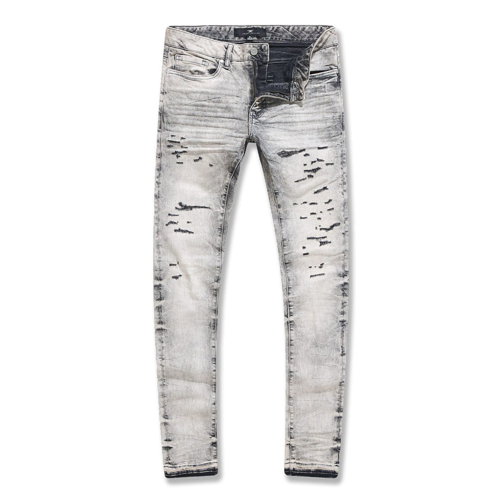 Jordan Craig Men Ross Desperado Denim Jeans (Bone White)-Bone White-32W X 32L-Nexus Clothing