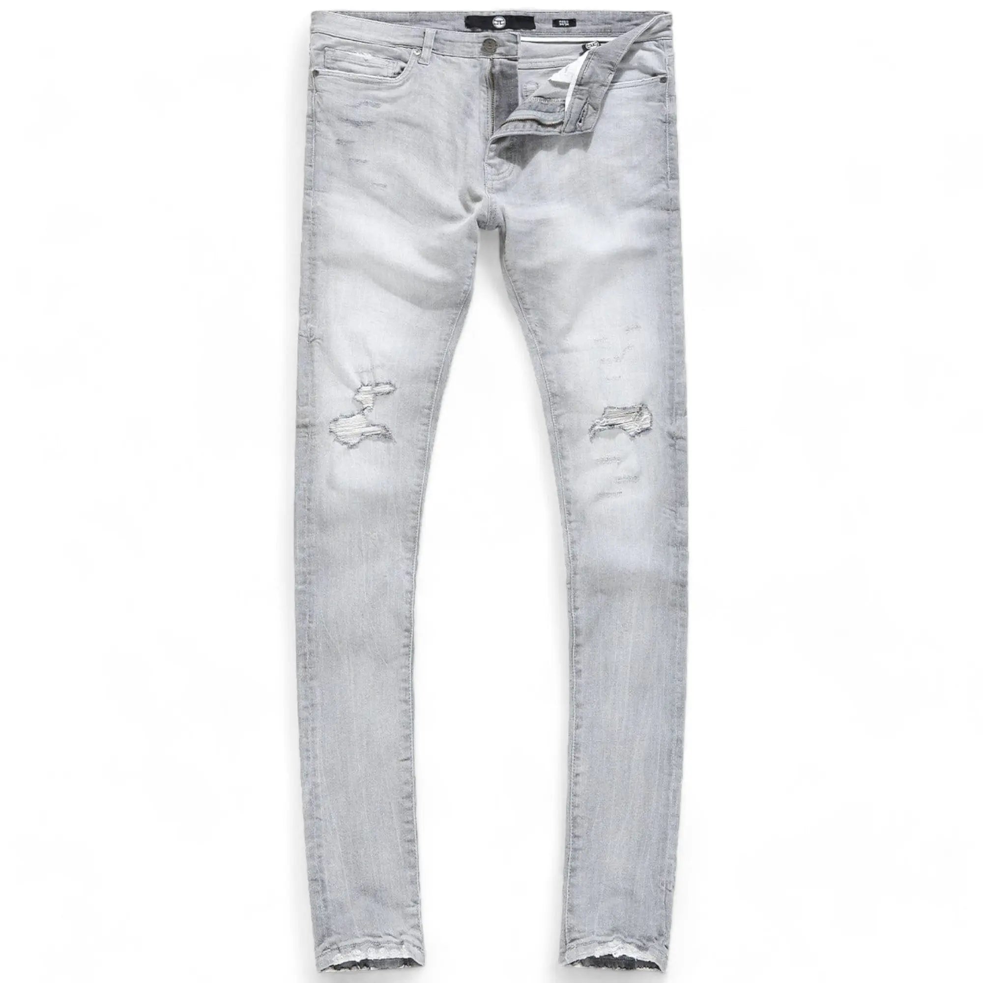 Jordan Craig Men Ross With Shreds Jeans (Cement Wash)-Nexus Clothing