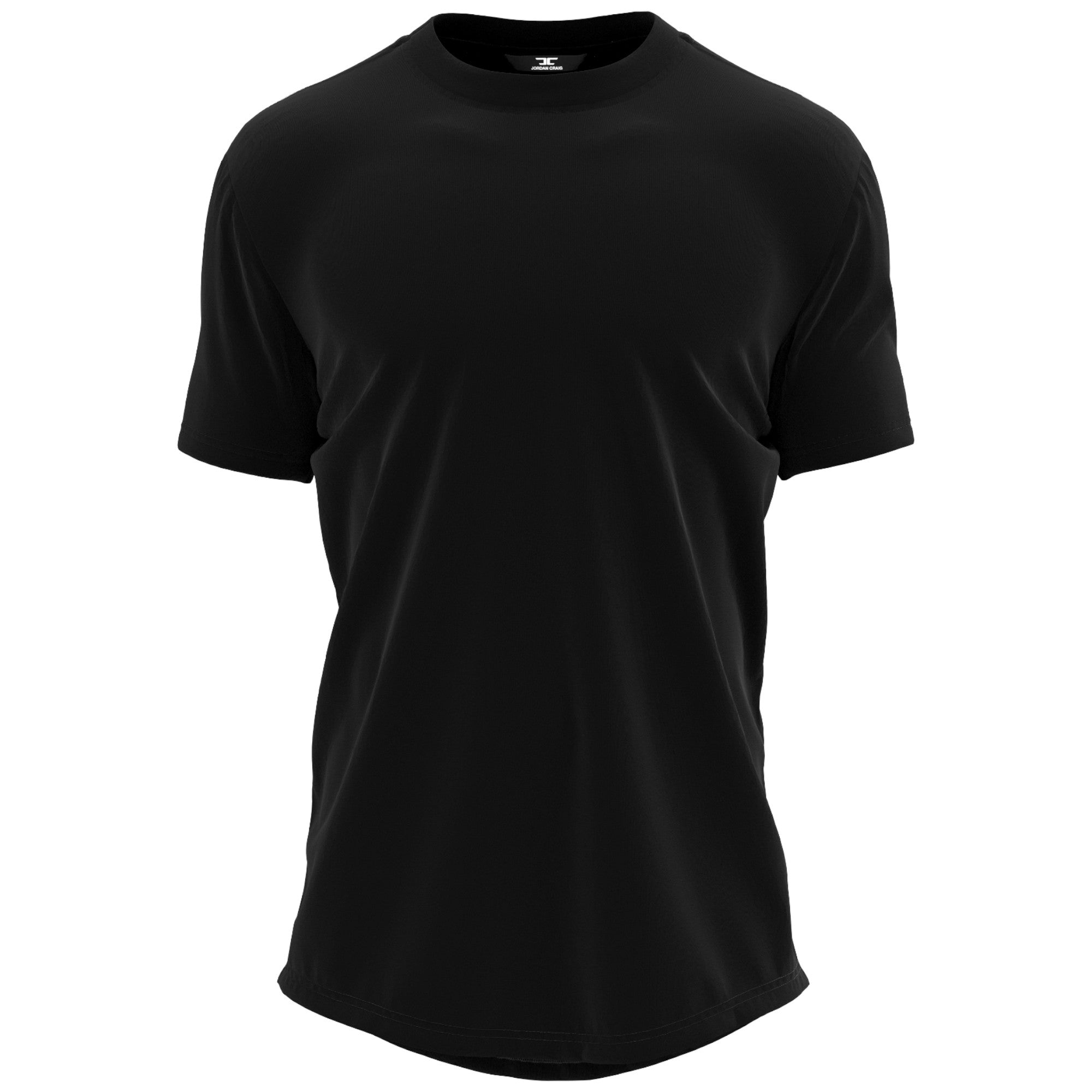 Jordan Craig Men Scallop T-Shirt (Black)-Black-XX-Large-Nexus Clothing