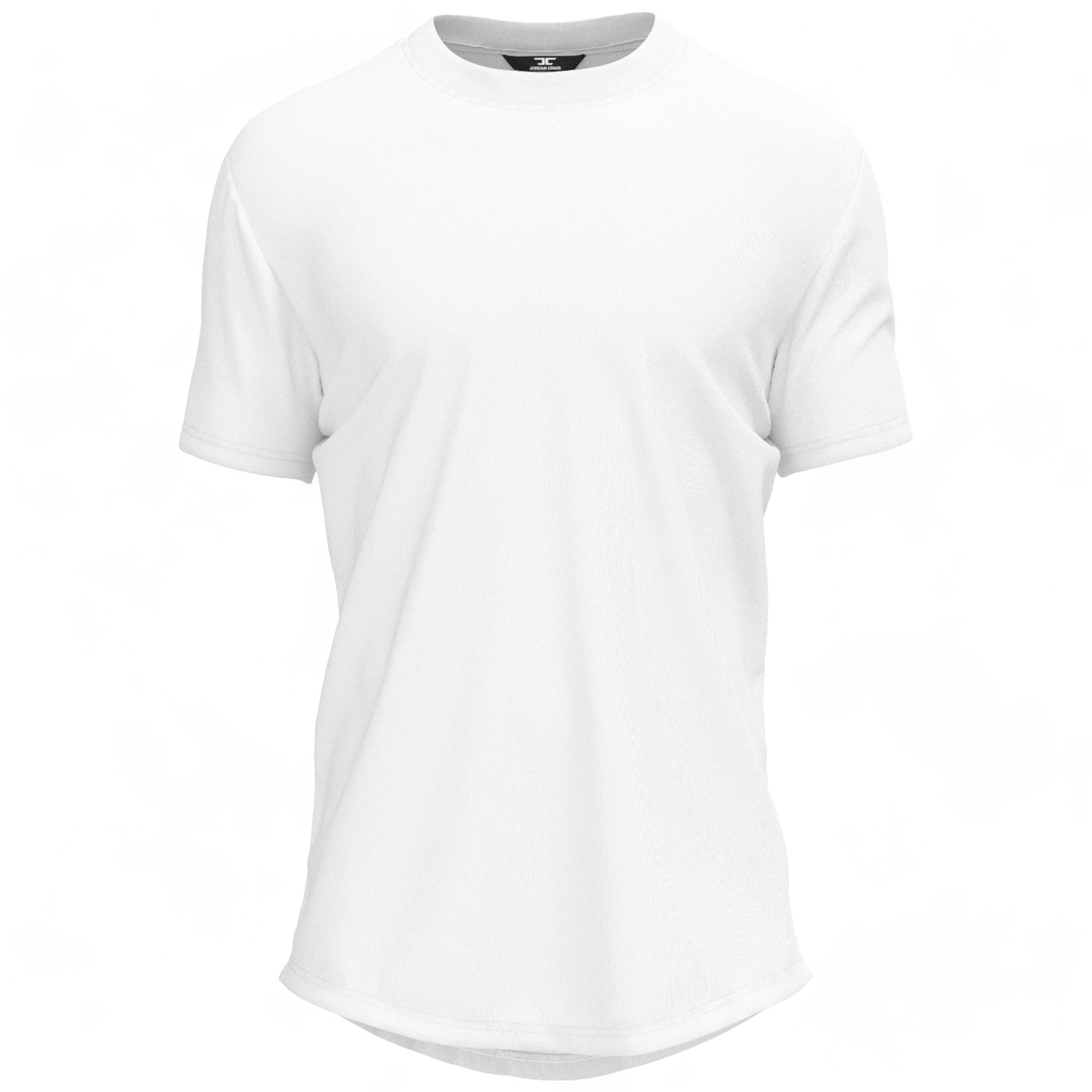 Jordan Craig Men Scallop T-Shirt (White)-White-XX-Large-Nexus Clothing