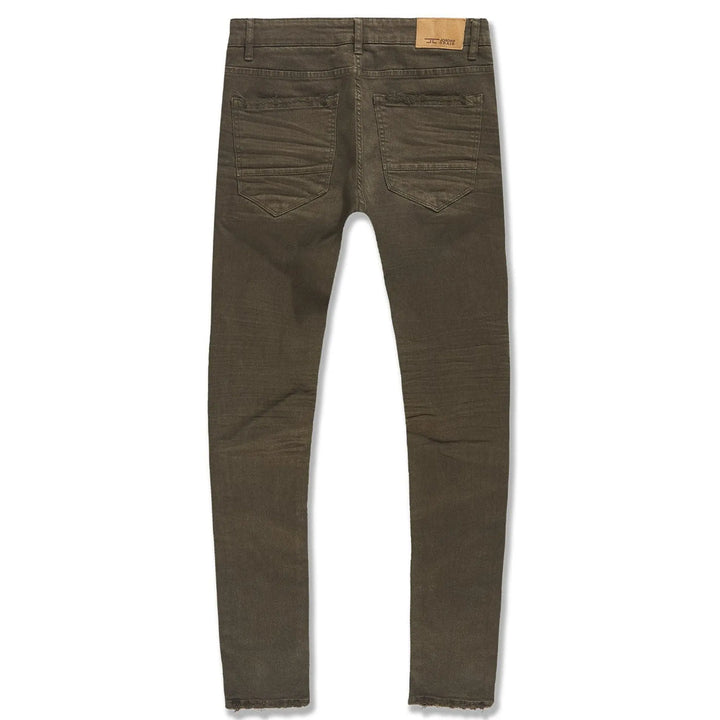 Jordan Craig Men Sean Fit With Shreds Tribeca Twill Pants (Army Green)-Nexus Clothing