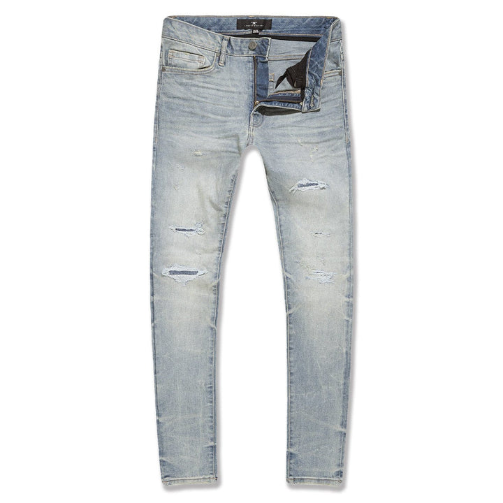 Jordan Craig Men Sean Fit with Shreds Jeans (Antique)-Antique-44W X 32L-Nexus Clothing