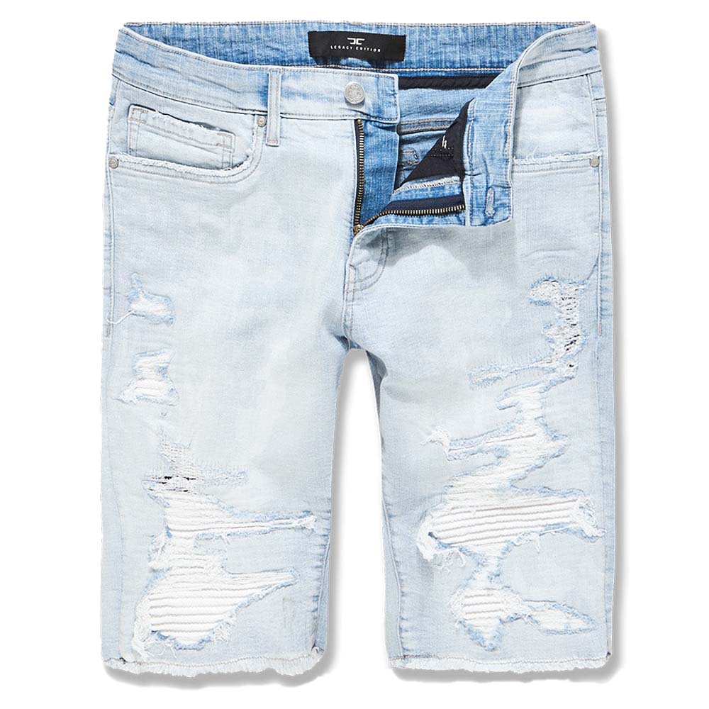 Jordan Craig Men Siena Denim Shorts (Iced White)-Iced White-30-Nexus Clothing