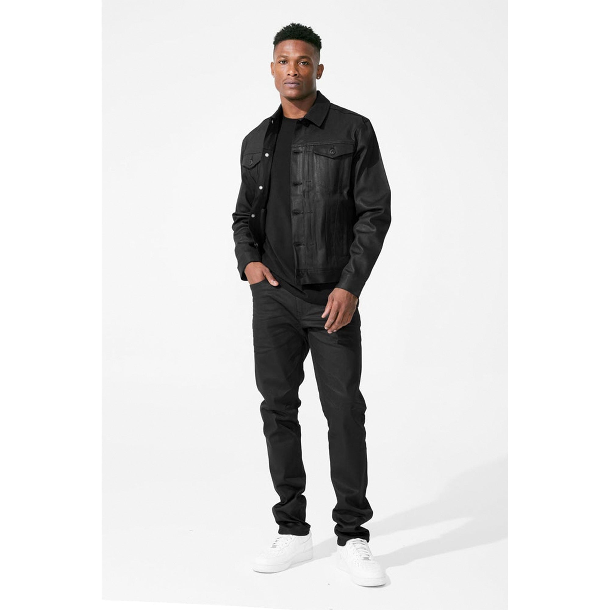 Jordan Craig Men Smooth Criminal Jeans (Jet Black)-Nexus Clothing