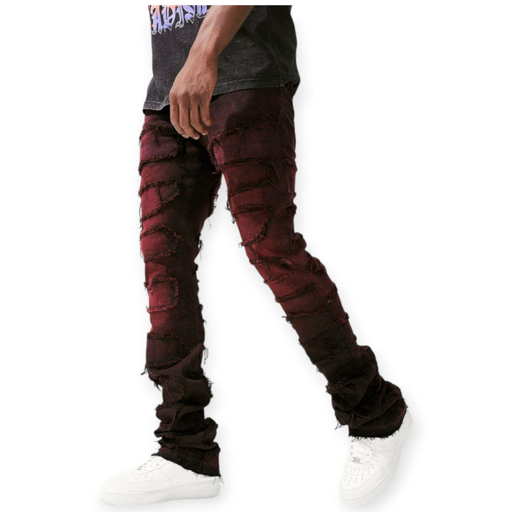 Jordan Craig Men Stacked Denim Jeans (Magma)-Nexus Clothing