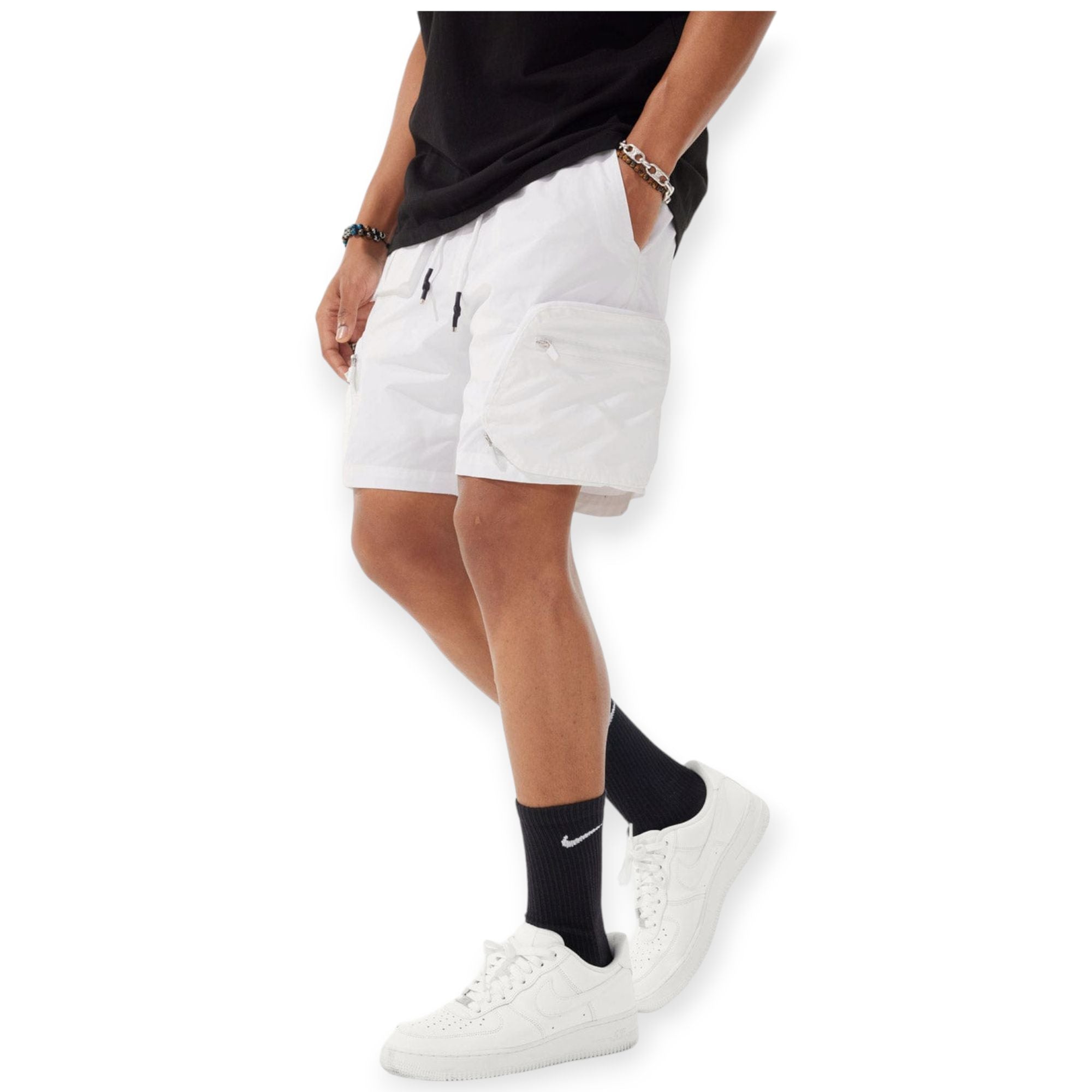 Jordan Craig Men Travel Short (White)-Nexus Clothing