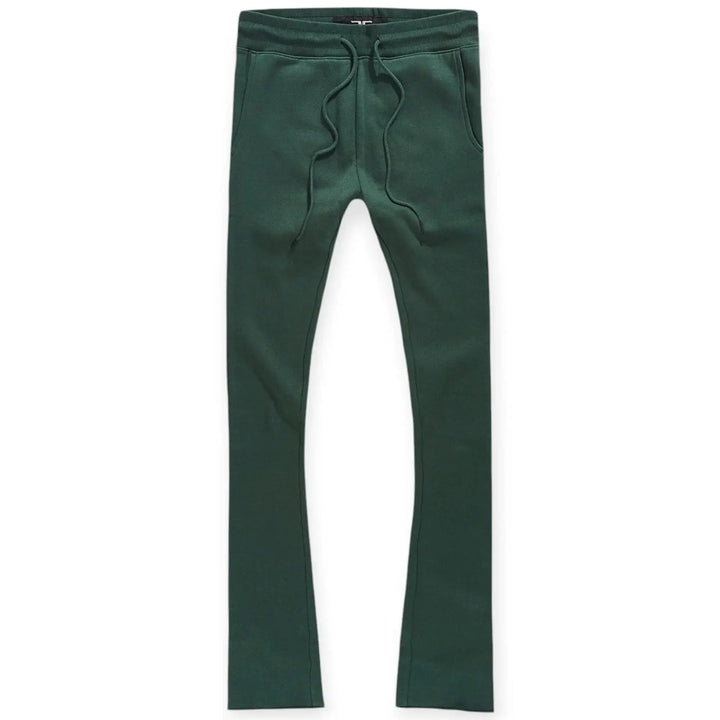 Jordan Craig Men Uptown Stacked Fleece Sweatpants (Hunter Green)-Nexus Clothing