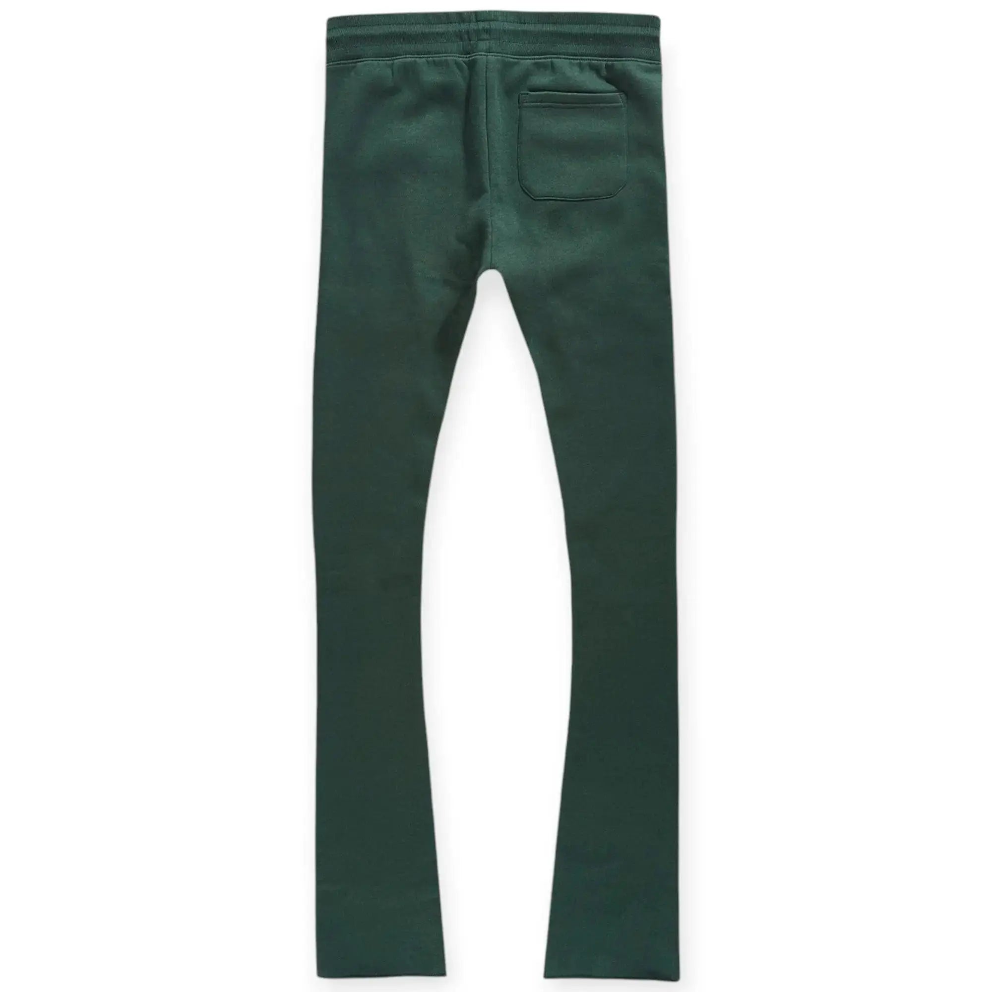 Jordan Craig Men Uptown Stacked Fleece Sweatpants (Hunter Green)-Nexus Clothing