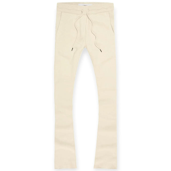 Jordan Craig Men Uptown Stacked Fleece Sweatpants (Taupe Cream)-Nexus Clothing