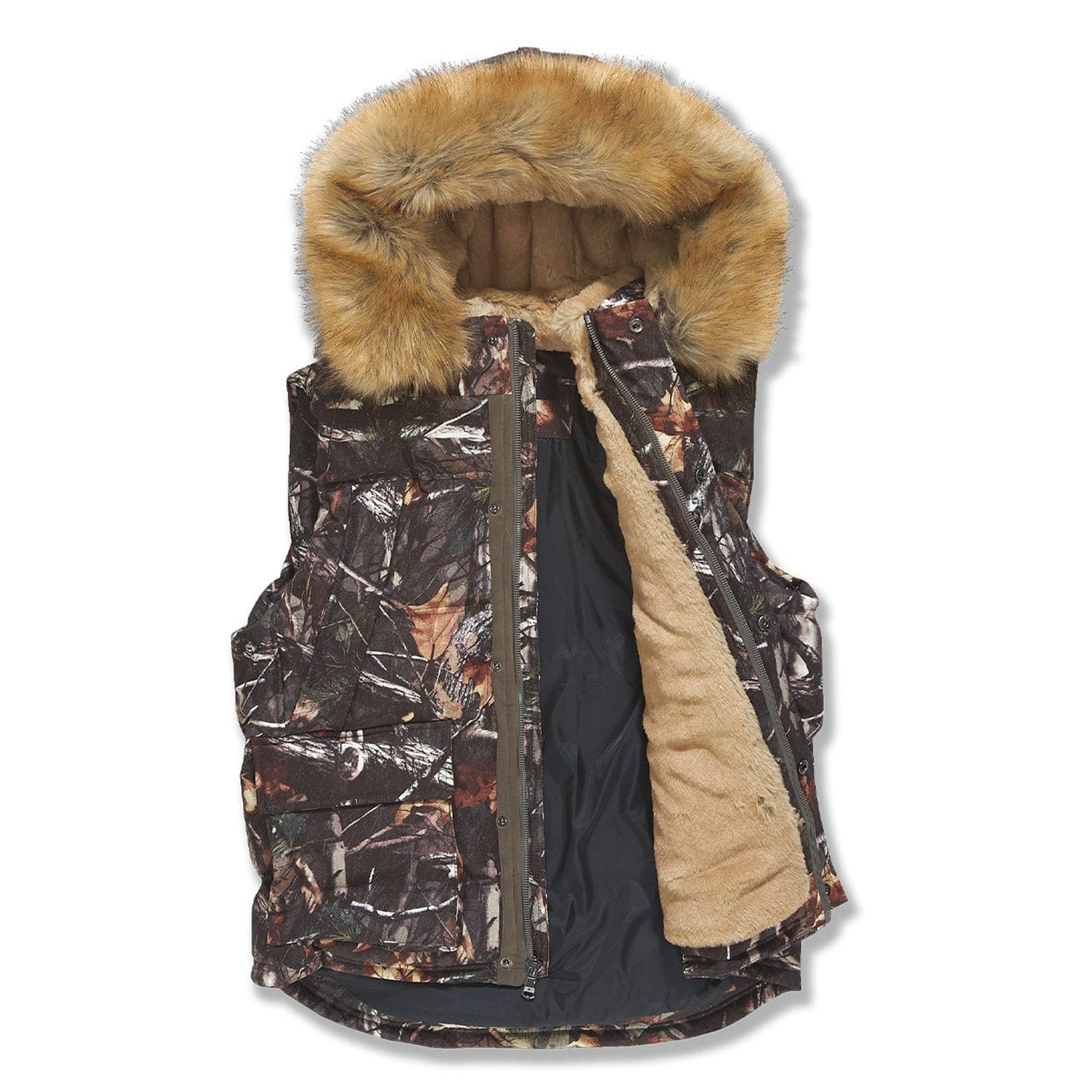 Jordan Craig Men Yukon Fur Lined Vest (Real Tree)-Nexus Clothing