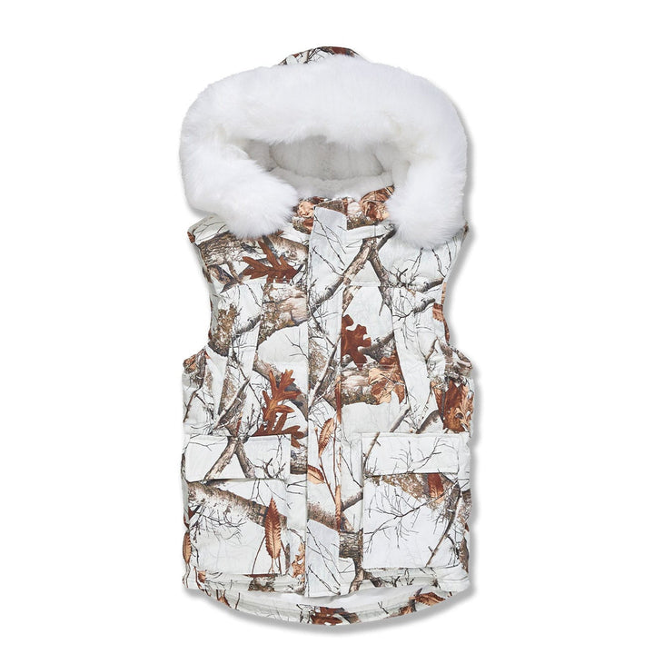 Jordan Craig Men Yukon Fur Lined Vest (Snow Camo)-Nexus Clothing