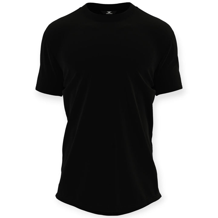 Jordan Craig Mens 8991A-2pK Two Pack Scallop Tee (Black White)-Nexus Clothing