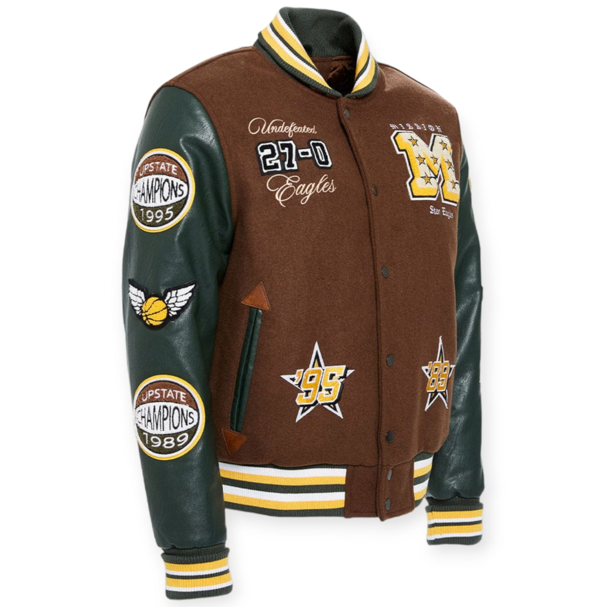 Jordan Craig Varsity Jacket Men Star Eagles (Mission)-Nexus Clothing