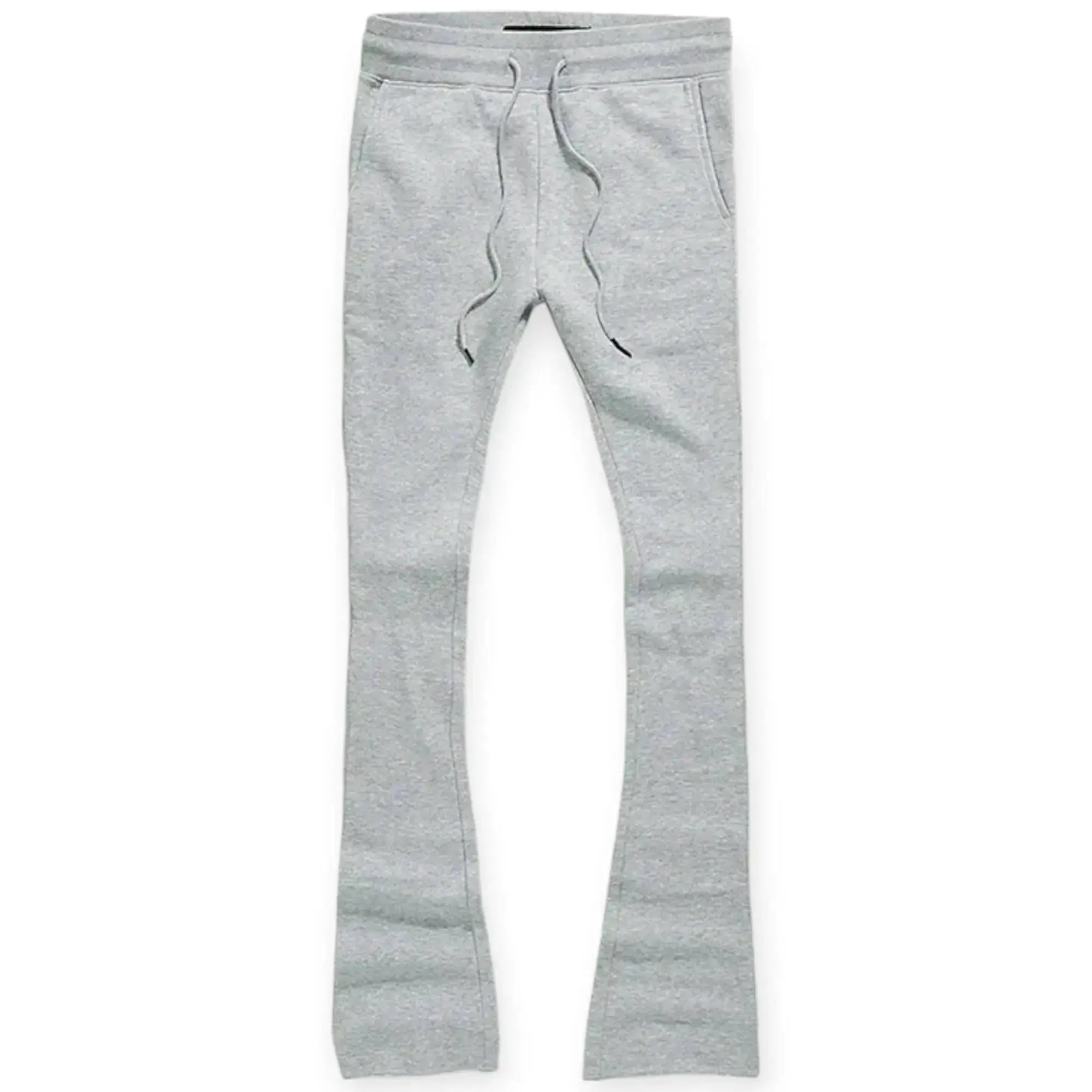 Jordan Craig kids Boys Uptown Stacked Fleece Sweatpants (Heather Grey)-Heather Grey-8-Nexus Clothing