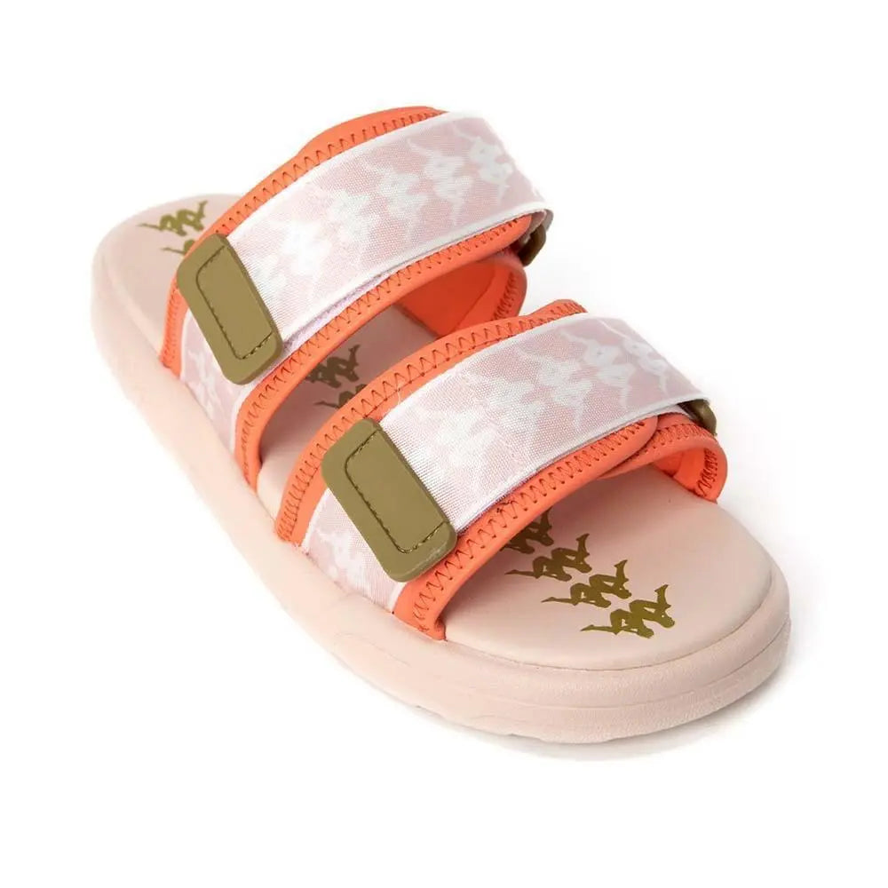 KAPPA 222 BANDA ASTER 2 SANDALS SLIDES - PINK CORAL GOLD-Nexus Clothing