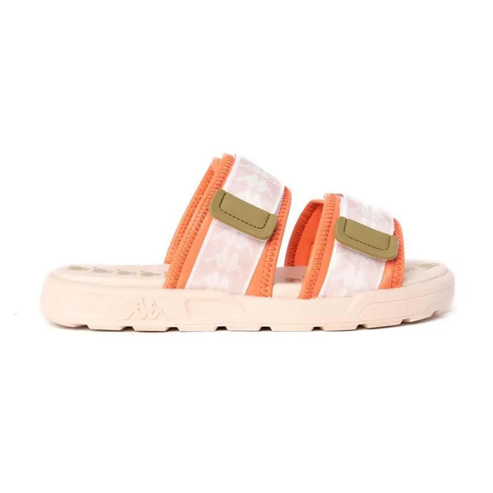 KAPPA 222 BANDA ASTER 2 SANDALS SLIDES - PINK CORAL GOLD-Nexus Clothing