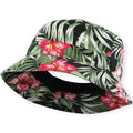 KB Ethos Floral  Bucket Hat Black Red