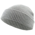 KB Ethos Men Classic Warm Winter Fisherman Beanie Hat (Light Grey)
