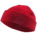 KB Ethos Men Classic Warm Winter Fisherman Beanie Hat (Red)