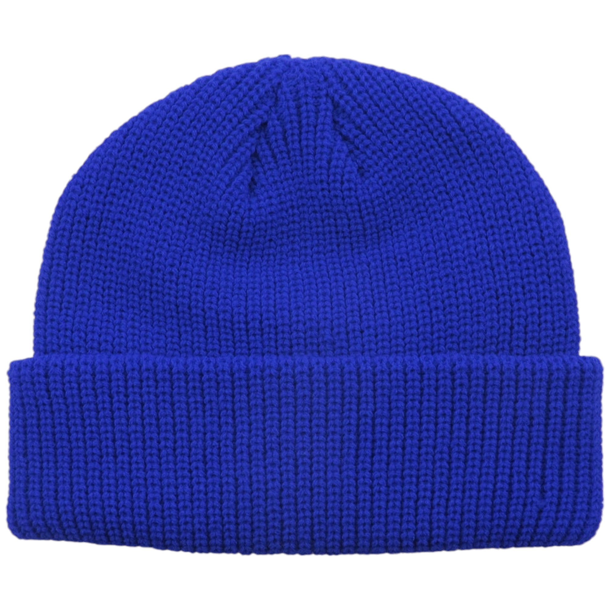 KB Ethos Men Classic Warm Winter Fisherman Beanie Hat (Royal Blue)-Royal Blue-OneSize-Nexus Clothing