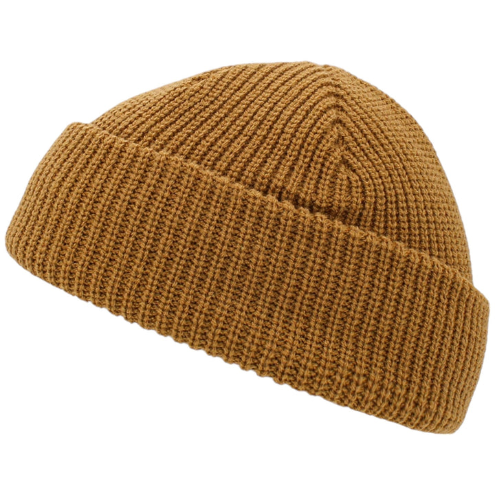 KB Ethos Men Classic Warm Winter Fisherman Beanie Hat (Timberland)-Nexus Clothing