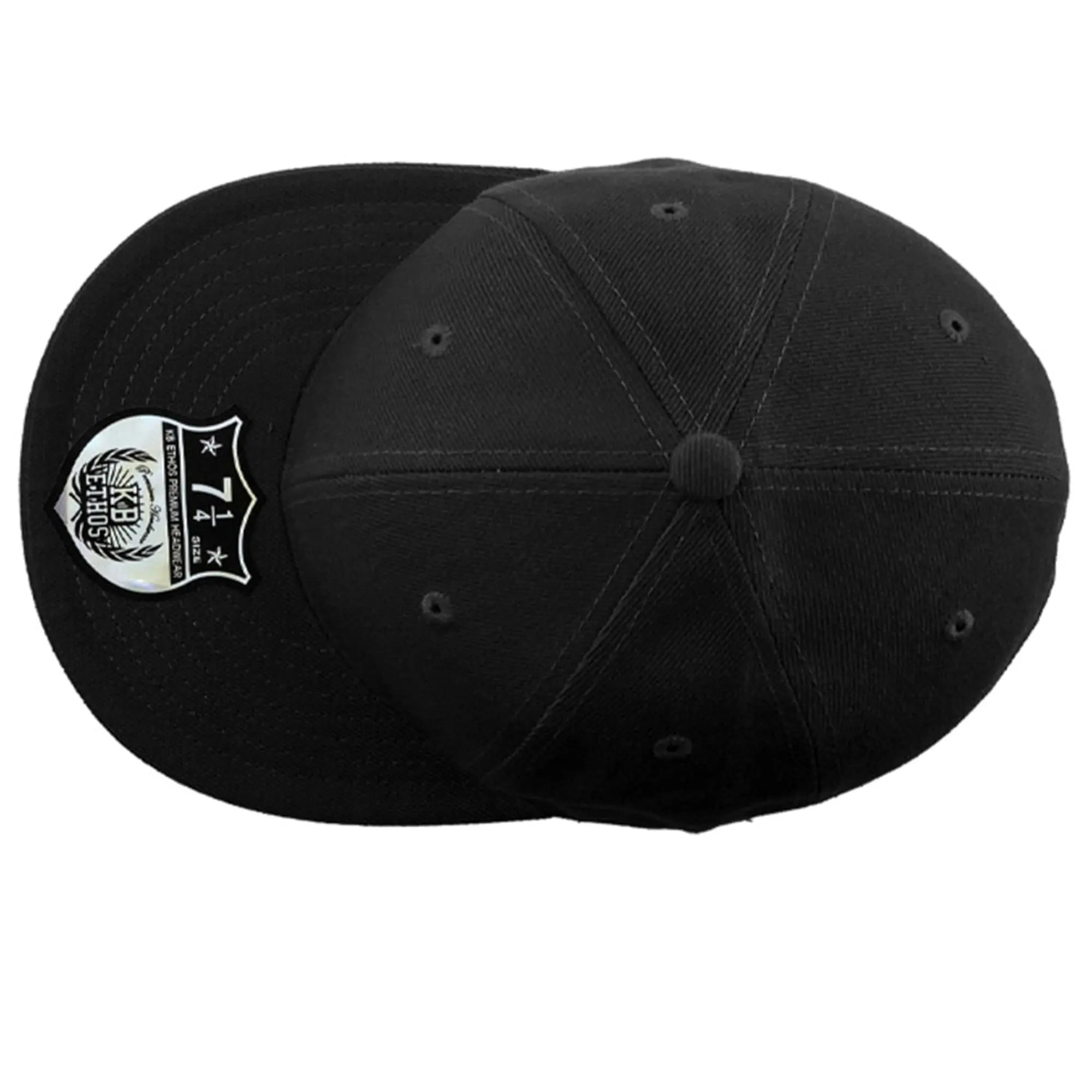 KB Ethos Men Premium All Black Fitted Hat (Black) – Nexus Clothing