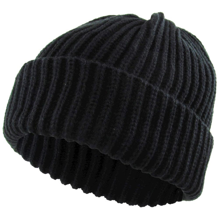 KB Ethos Men Ribbed Beanie (Black)-Black-OneSize-Nexus Clothing