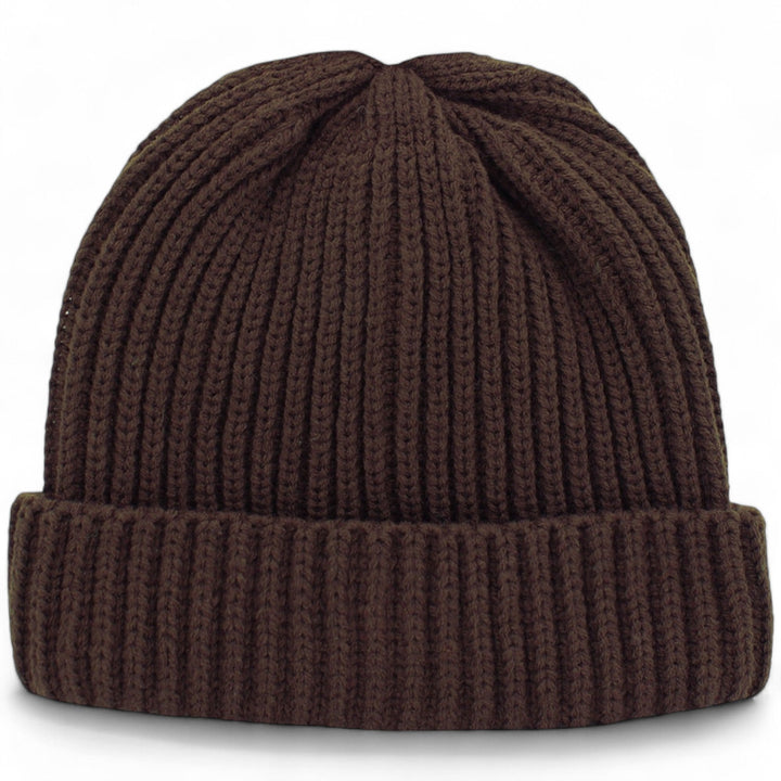 KB Ethos Men Ribbed Beanie (Brown)-Nexus Clothing