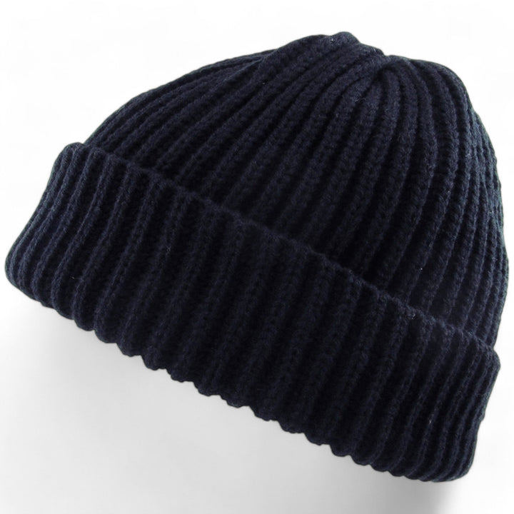 KB Ethos Men Ribbed Beanie (Navy)-Nexus Clothing