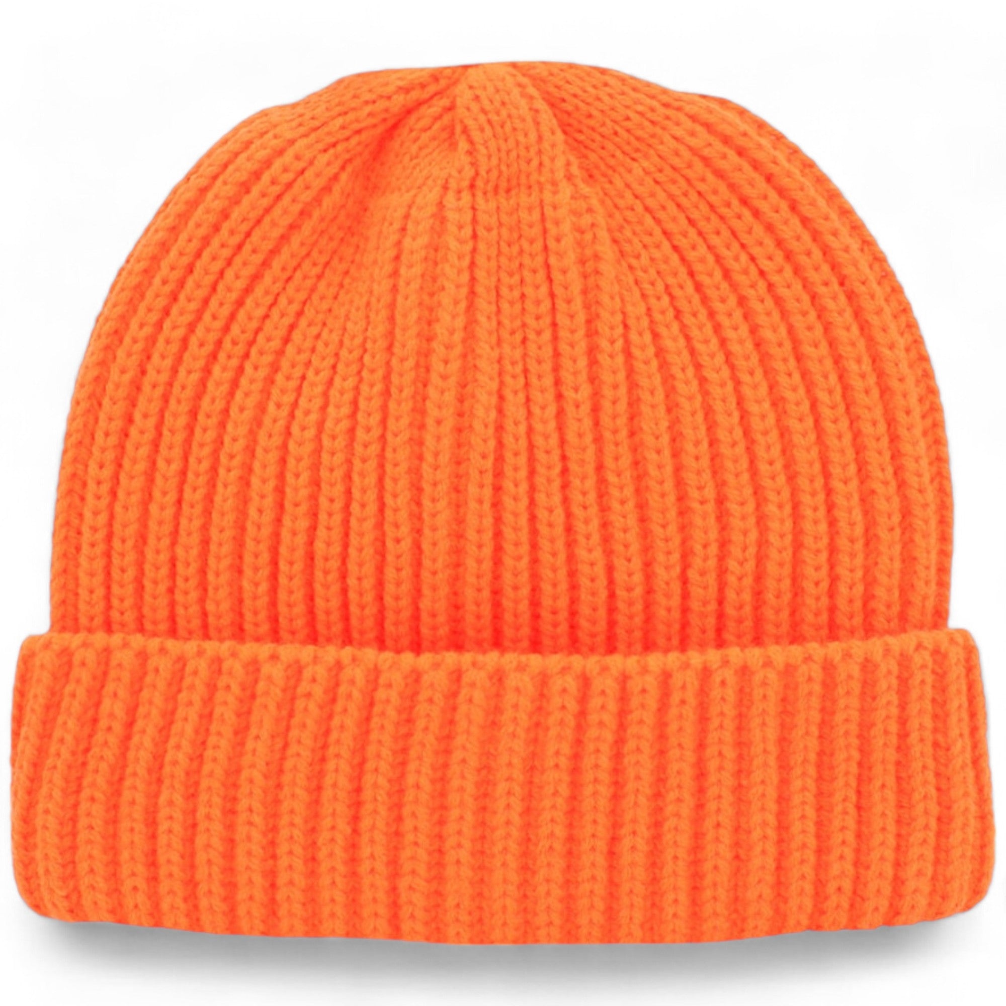 KB Ethos Men Ribbed Beanie (Neon Orange)-Neon Orange-OneSize-Nexus Clothing