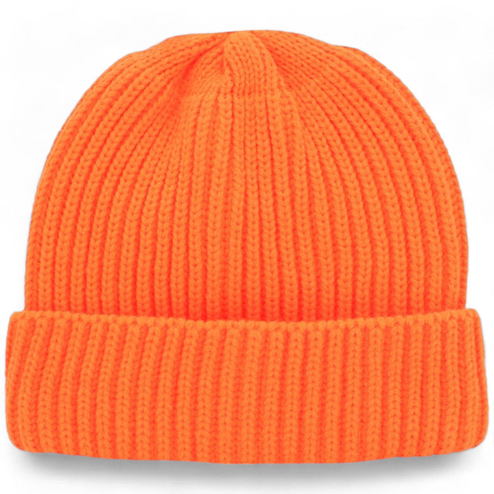 KB Ethos Men Ribbed Beanie (Neon Orange)-Nexus Clothing